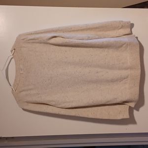 Loft cream sweater tunic